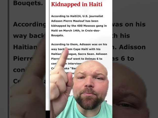Famous YouTuber Yourfellowarab held hostage in Haiti for 600k!!!