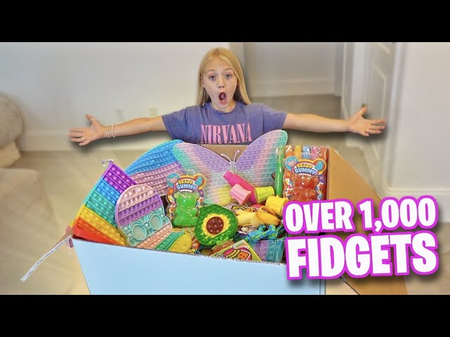 EVERLEIGH UNBOXES WORLDS LARGEST FIDGET TOY HAUL!!!