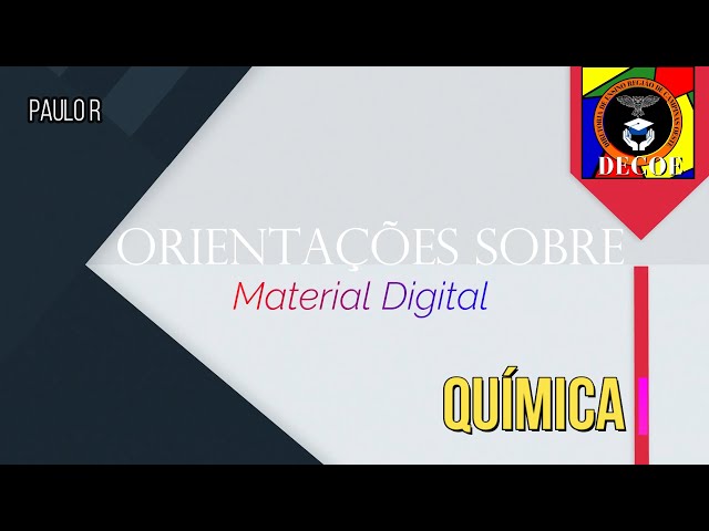 Material Digital  - Química
