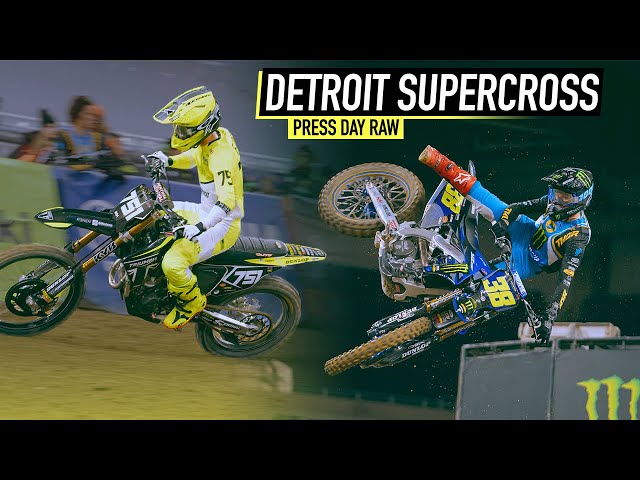 2024 Detroit Supercross | Press Day Raw With 250 East Region & 450 Class