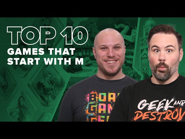 Top 10 Games That Start with M - BGG Top 10 w/ The Brothers Murph