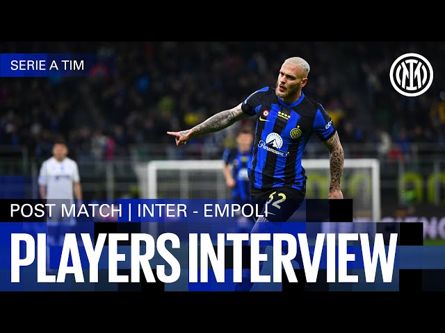 AUDERO AND DIMARCO  | INTER 2-0 EMPOLI | PLAYERS INTERVIEW 🎙️⚫🔵