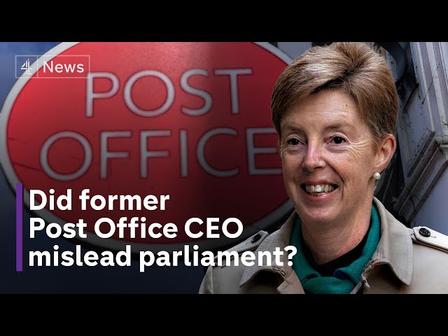 Former Post Office CEO Paula Vennells refuses to comment on whether she misled parliament