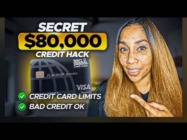 🤫$80,000 Navy Federal Credit Card￼ Secret Strategy! Bad Credit OK ✅