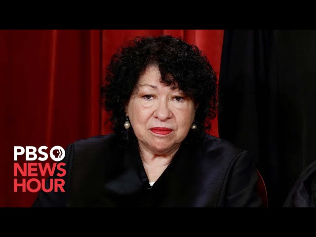 LISTEN: Sotomayor says 'stable democratic society' needs faith in public officials following the law