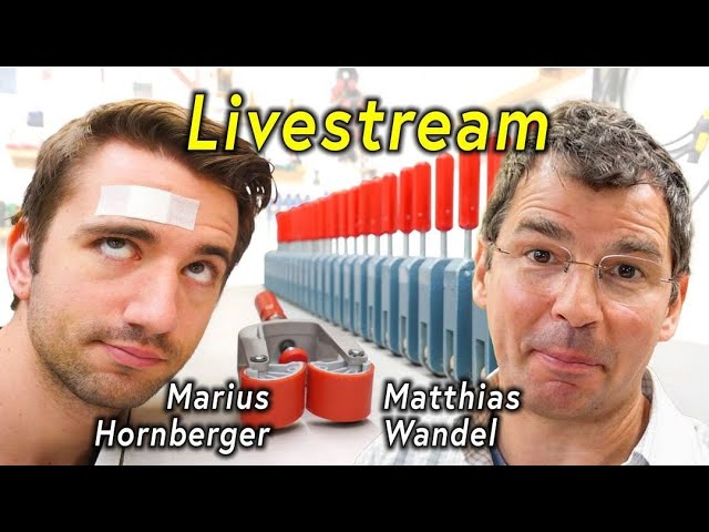 Announcing live stream with Marius Hornberger