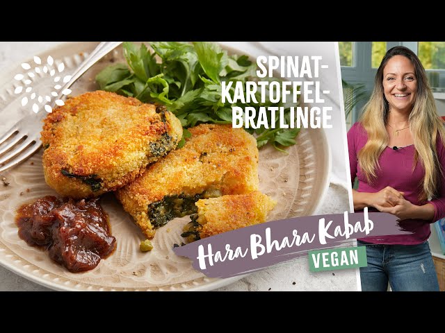 Indian Potato Breasts with Spinach - Hara Bhara Kabab