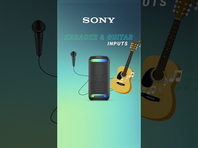Introducing the powerful Sony XV500 party speaker #TunedForIndia