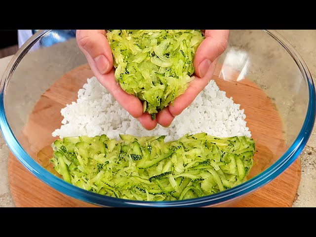 Do you have rice and zucchini at home? 3 best zucchini recipes. Simple and cheap
