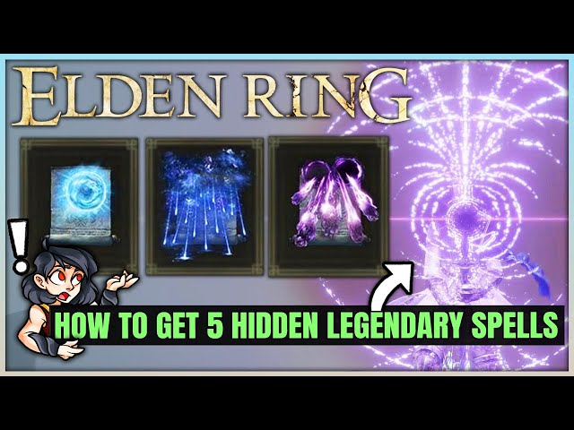 How to Get 5 OP HIDDEN Sorceries - Meteorite of Astel Location & More  - Elden Ring Legendary Spell!