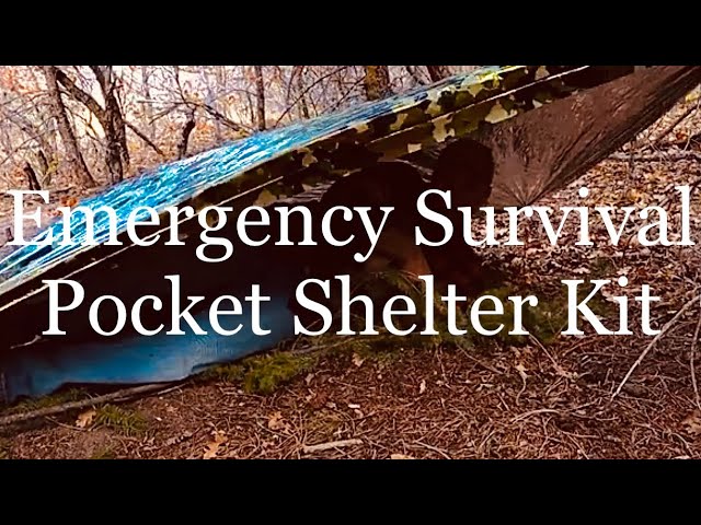 Emergency Survival Pocket Shelter Kit