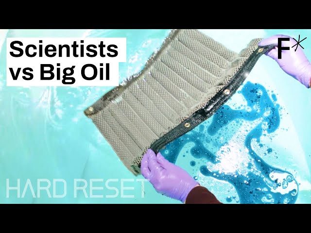 This sponge sucks oil spills right out of the ocean | Hard Reset