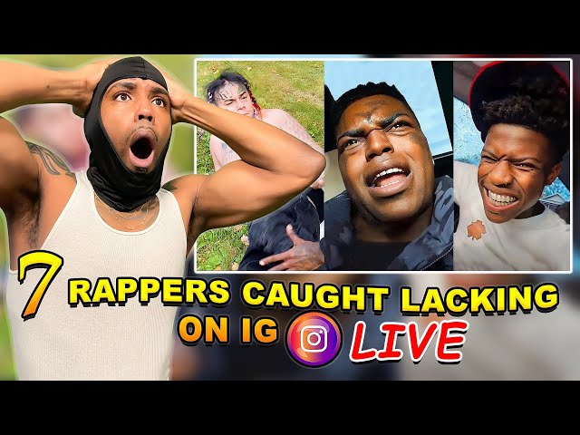 7 Rappers Caught Lacking On IG Live!