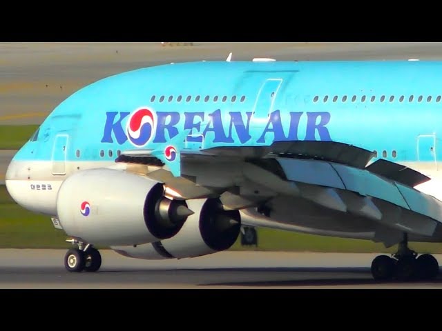10 HUGE PLANES Landing From VERY CLOSE UP | Seoul Incheon Airport Plane Spotting