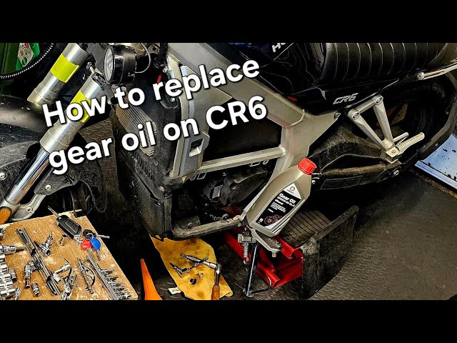 Gear oil replacement tutorial. Horwin CR6.