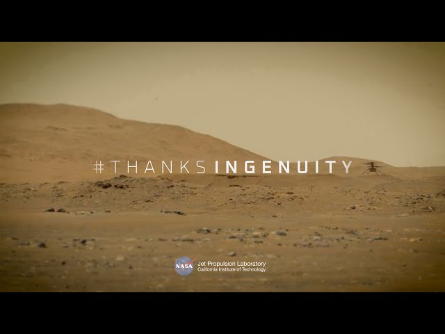 #ThanksIngenuity – NASA’s Mars Helicopter Team Says Goodbye