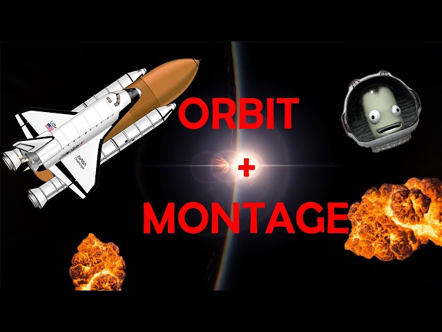 Space Shuttle Orbit + Destruction Montage | KSP