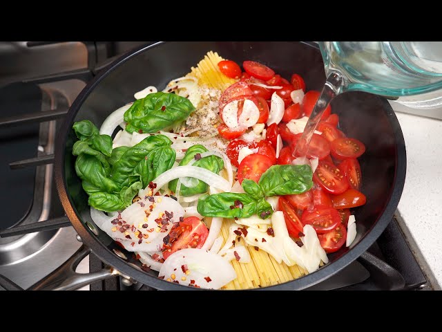 The Dish You Can't Mess Up! Everyone will be amazed! Delicious one pan pasta!