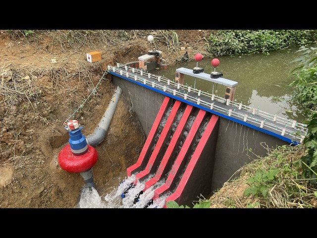 Construction of mini hydroelectric power with Francis turbine