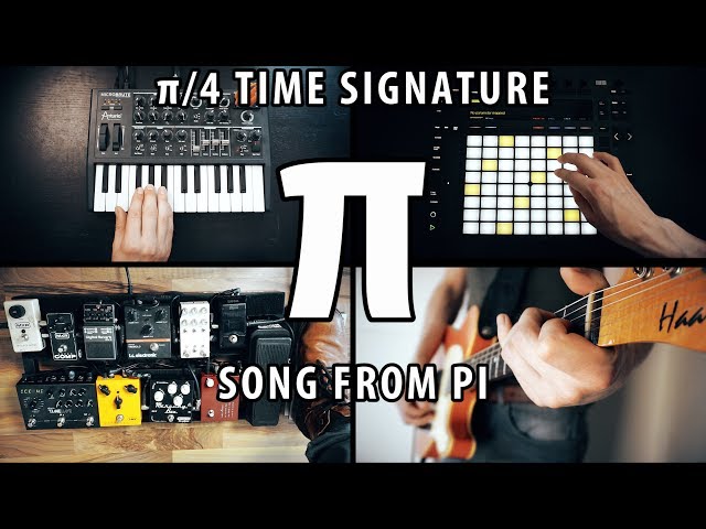 A song from PI - π/4 time signature | Melody of Pi