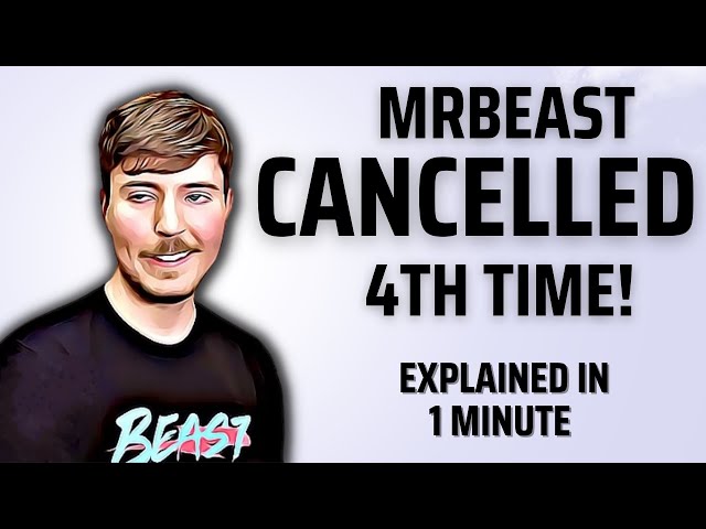 MrBeast CANCELLED again for the 4TH TIME now, for tipping a car to a waitress.