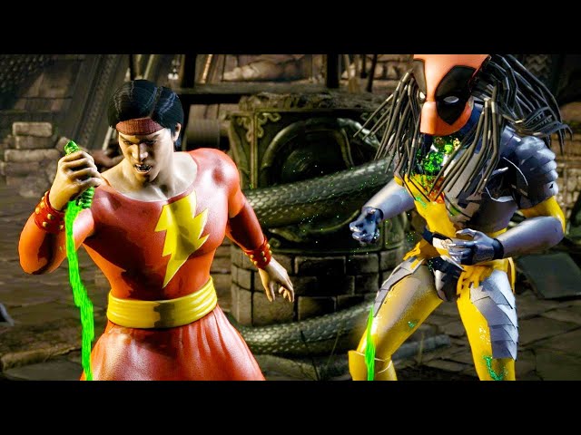 Mortal Kombat XL - All Fatalities & X-Rays on X-Men Deadpool Predator PC Mod 4K Ultra HD