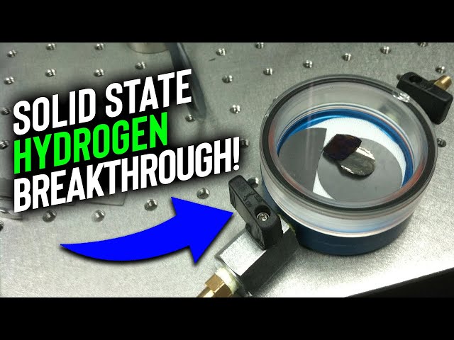 Check Out This HUGE Hydrogen Storage Breakthrough!!