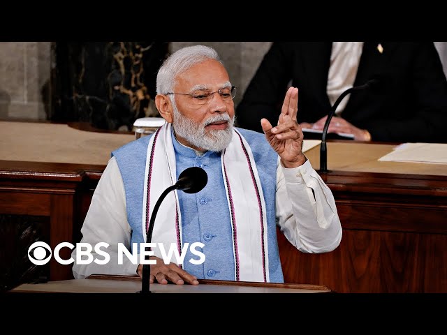 Indian Prime Minister Narendra Modi addresses U.S. Congress | full video