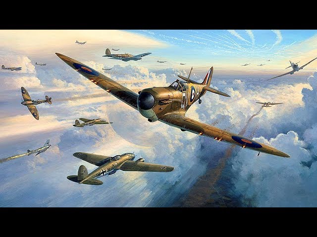 Aviation Scenes - Battle of Britain "Fight near the channel"
