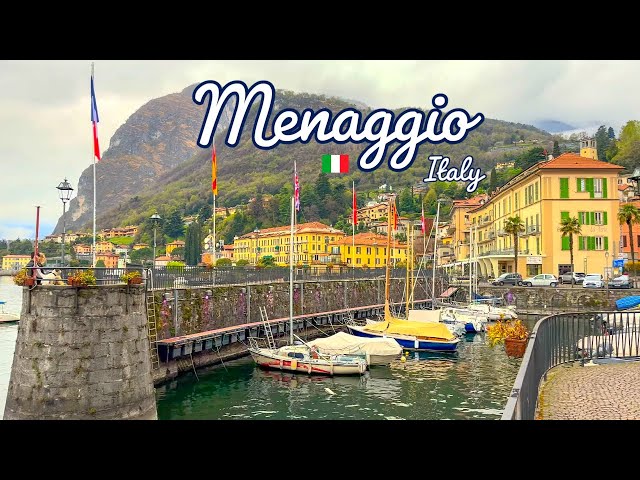 Menaggio Italy 🇮🇹 - Italy's Magical World - 4k HDR 60fps Walking Tour (▶71min)