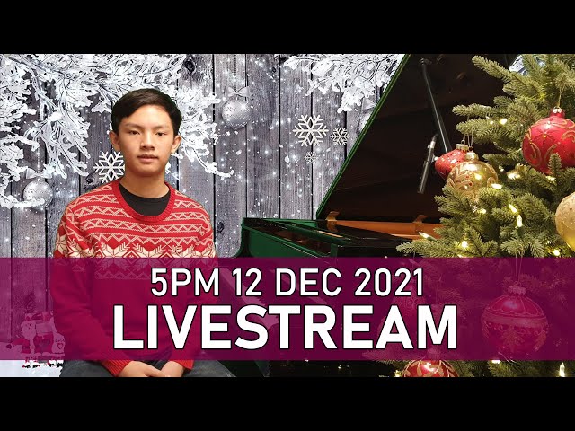 Sunday Piano Livestream - Jealous, Carolina Shout, Let It Snow | Cole Lam 14 Years Old