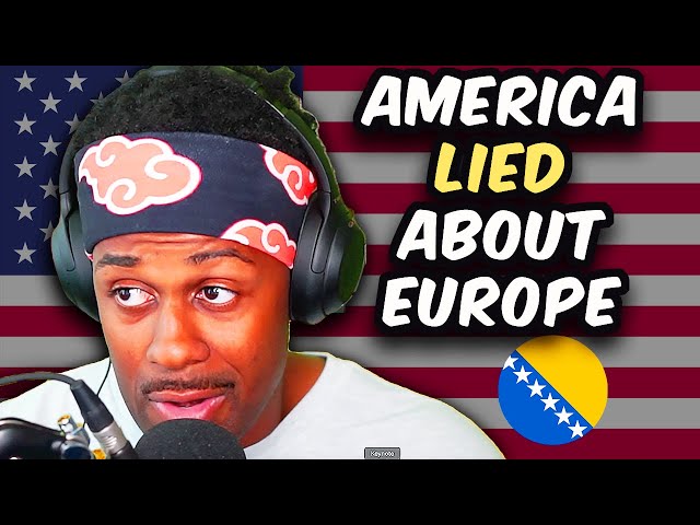 THIS IS JUST SAD... 6 LIES AMERICA TOLD ME ABOUT EUROPE! (AMERICAN REACTS)