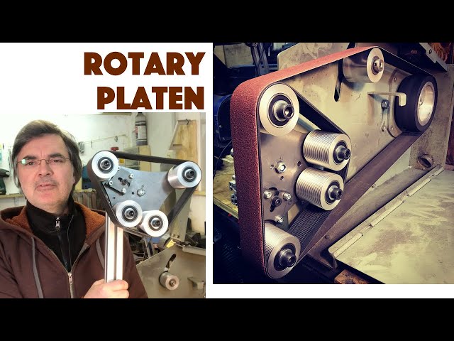 Rotary platen attachment | convex grinding, belt grinder, accessories | Messerbau