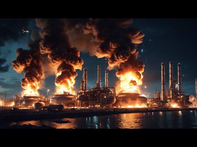 Iran's Oil Refinery and Power Plant Successfully Destroyed by Israel!! US Proud of Israeli Air Force