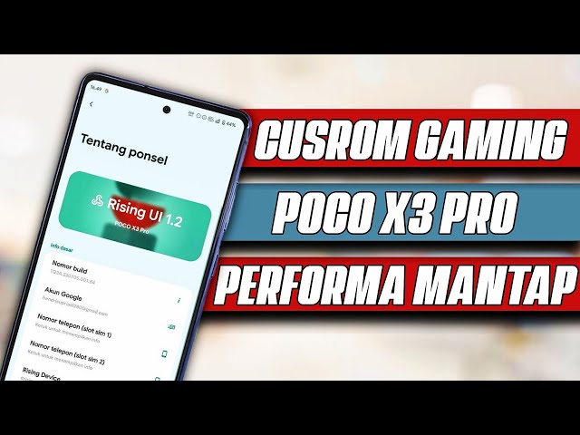 Terbaru 😱 Ini Dia Rekomendasi Custom Rom Gaming - Poco x3 pro !!!