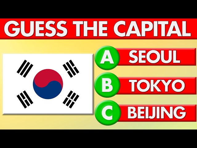 COUNTRY CAPITAL QUIZ | Guess the Capital Cities of the World