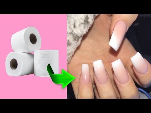 HOW TO DO FAKE NAILS AT HOME