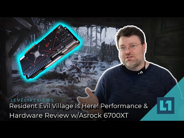 ASrock Phantom Gaming 6700XT OC - Resident Evil Village. AMD Ray Tracing, Variable-Rate Shading, HDR