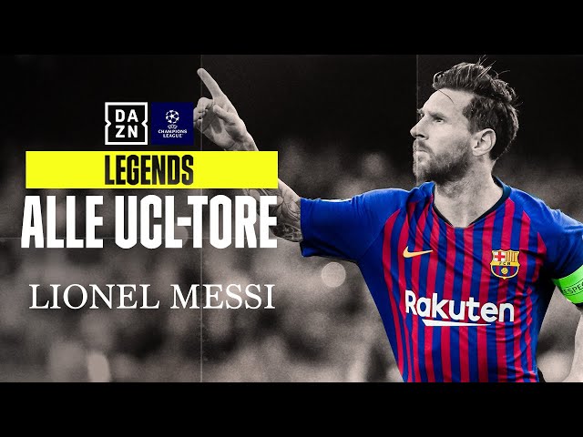 Magier und GOAT: Lionel Messi | Alle Tore | UCL-Legends | UEFA Champions League | DAZN