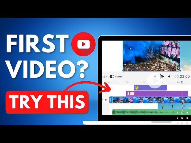 How to edit your FIRST YOUTUBE VIDEO (10 easy steps)