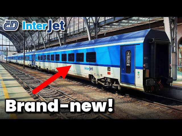 The Czech Republic's New JET TRAIN! - First Class Review
