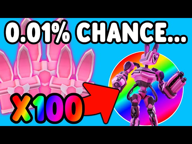OPENING 100 BUNNY CRATES & GOT NEW MECH BUNNY IN TOILET TOWER DEFENSE!
