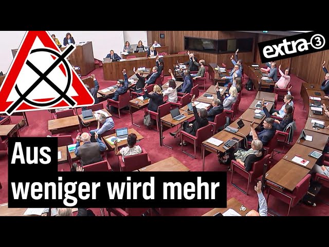 Realer Irrsinn: Mehr Abgeordnete in Bürgerschaft Bremen | extra 3 | NDR