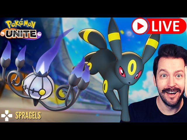 Playing Umbreon & Chandelure RIGHT NOW! spragels Pokemon Unite Stream