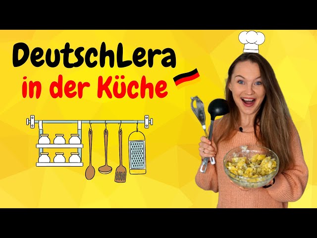 Koch- und Küchenwortschatz I Deutsch lernen a1, a2, b1, b2
