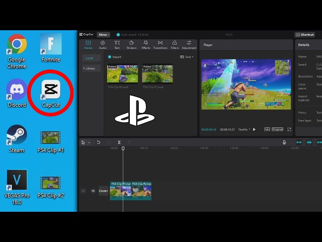 How to EDIT PS4 VIDEOS ON PC (EASY) (CAPCUT)