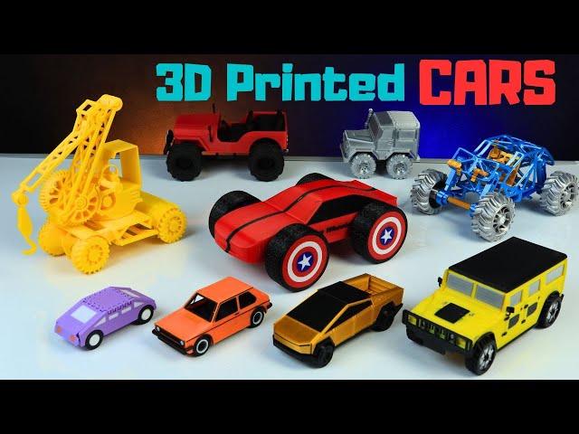 My Collection of 3D Printed Cars