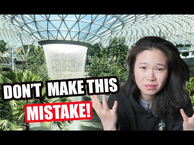 My HUGE mistake at JEWEL CHANGI | Exploring SINGAPORE'S CHANGI AIRPORT TERMINALS 2019