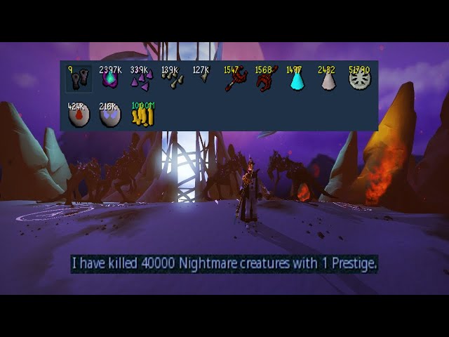 Low Effort Nightmare Creature Guide | Loot from 100000 Kills | Runescape 3