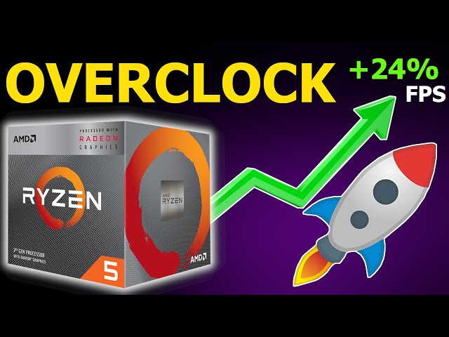 Ryzen 5 3400g Overclocking - Unlock FREE Performance!  A super easy tutorial w/ benchmarks